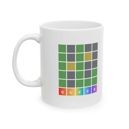 QUEER - Wordle Winner 11oz Ceramic Mug